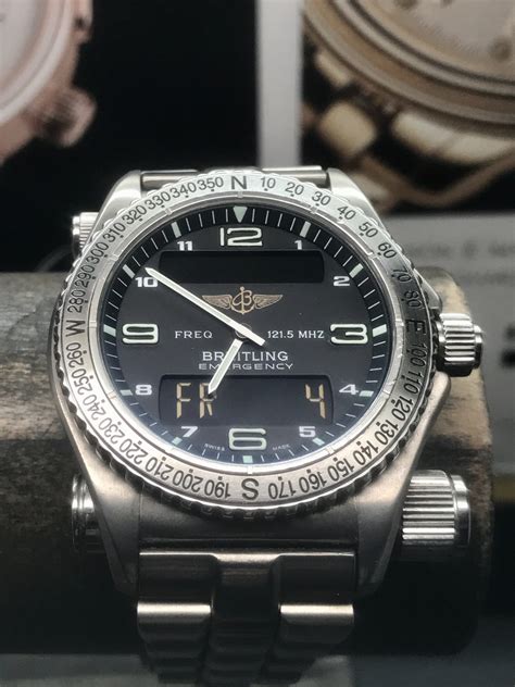 breitling titanium emergency